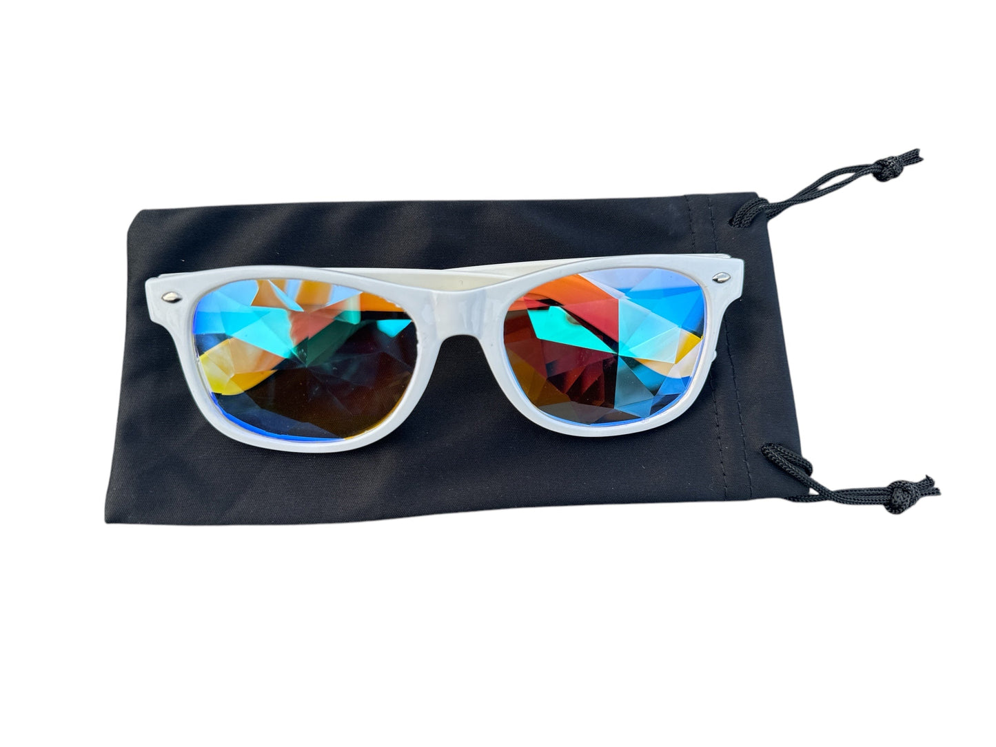 Kaleidoscope Glasses (White)