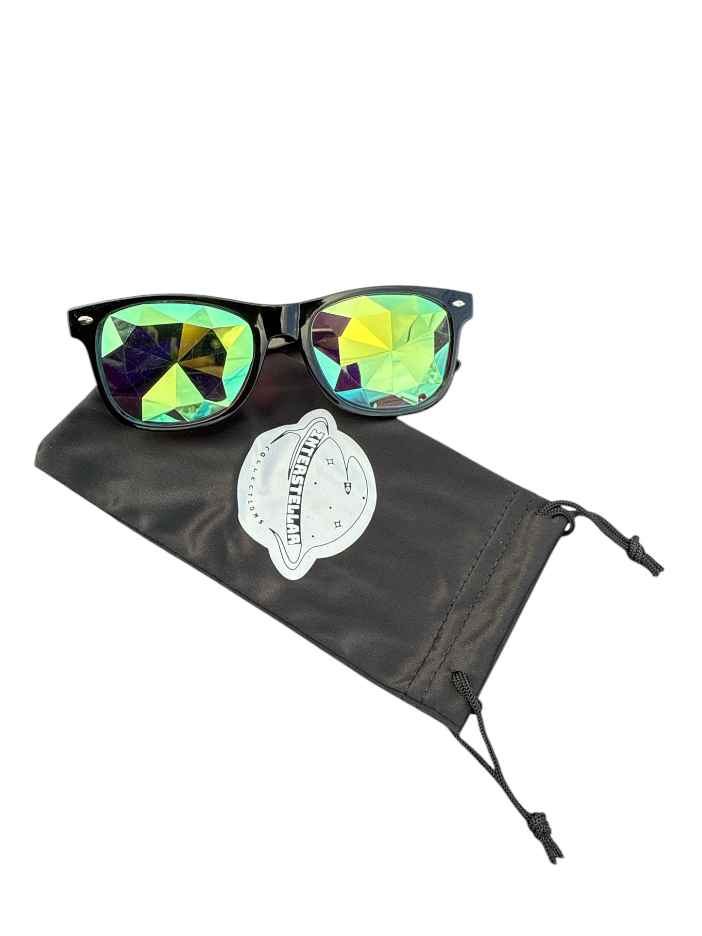 Kaleidoscope Glasses (Black)