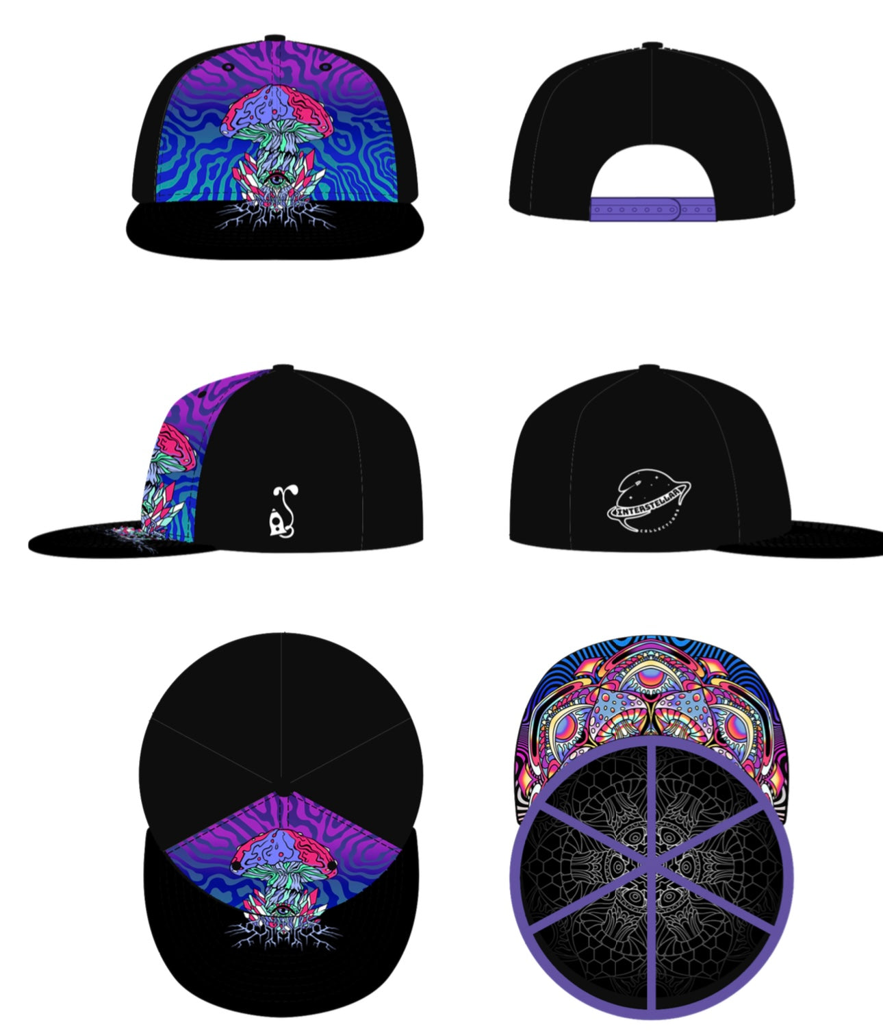 Grassroots/Interstellar Mushroom SnapBack