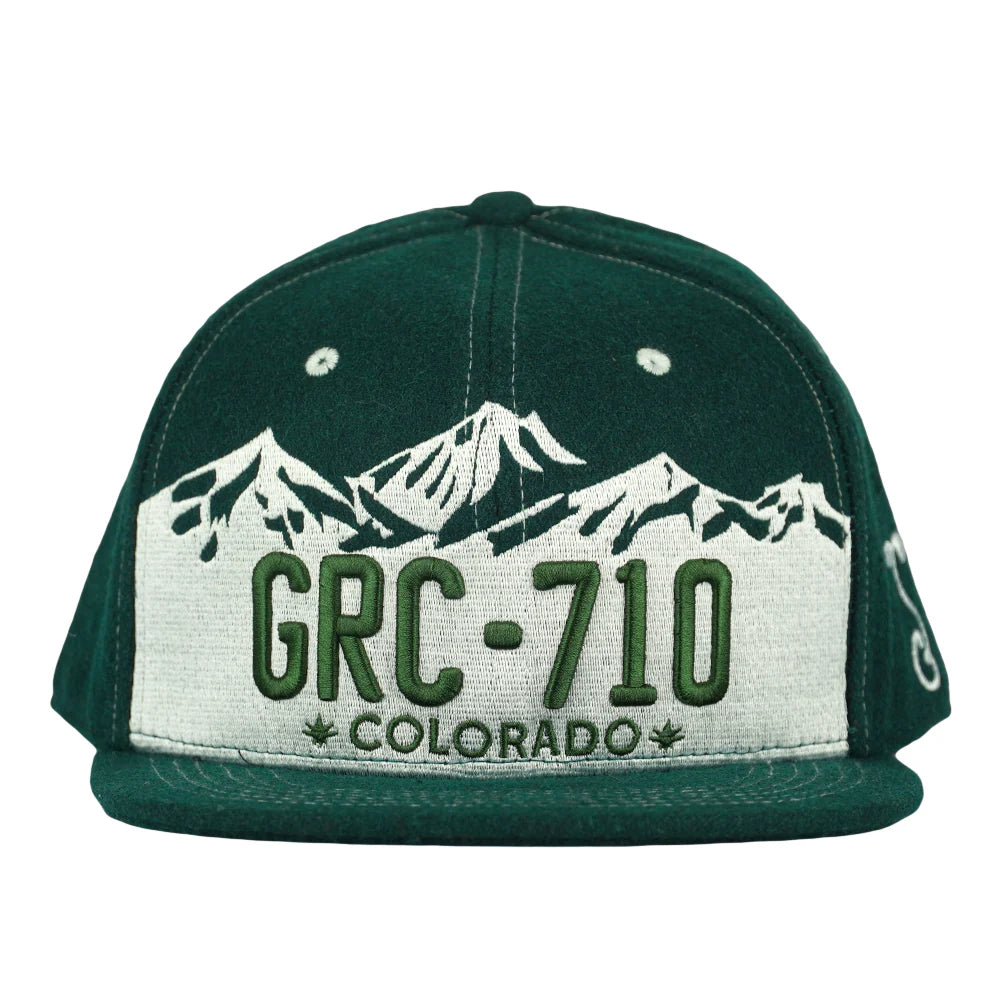 GRC710 Native Plates Green Snapback