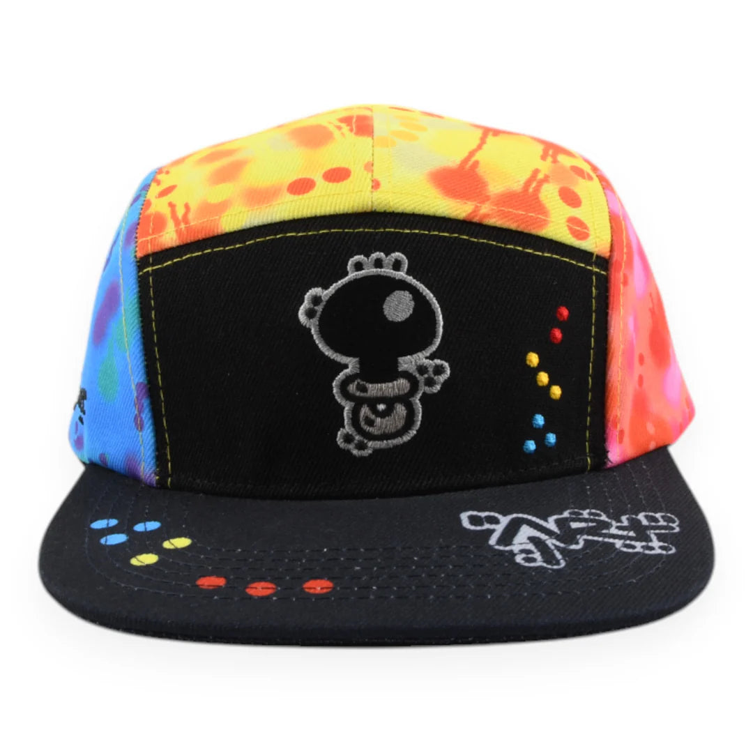 Grassroots California El Xupet Negre Black 5Panel and Snapback Hat