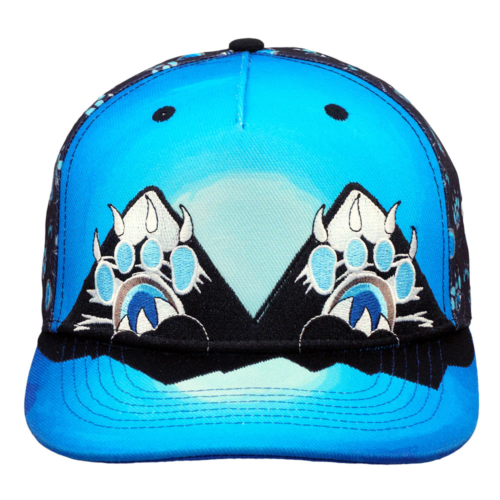 Paw Mountains Blue 501 Snapback Hat
