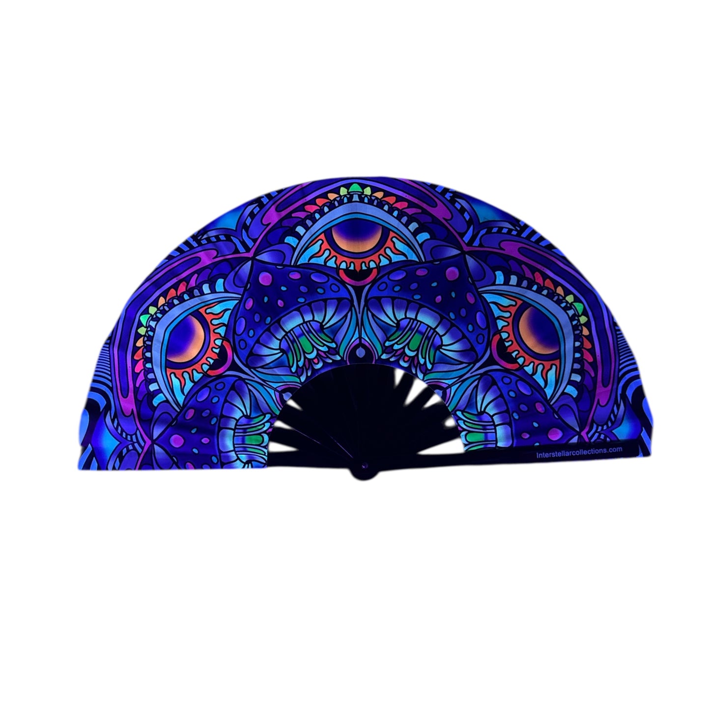 Mushroom Hand Fan (Blue)