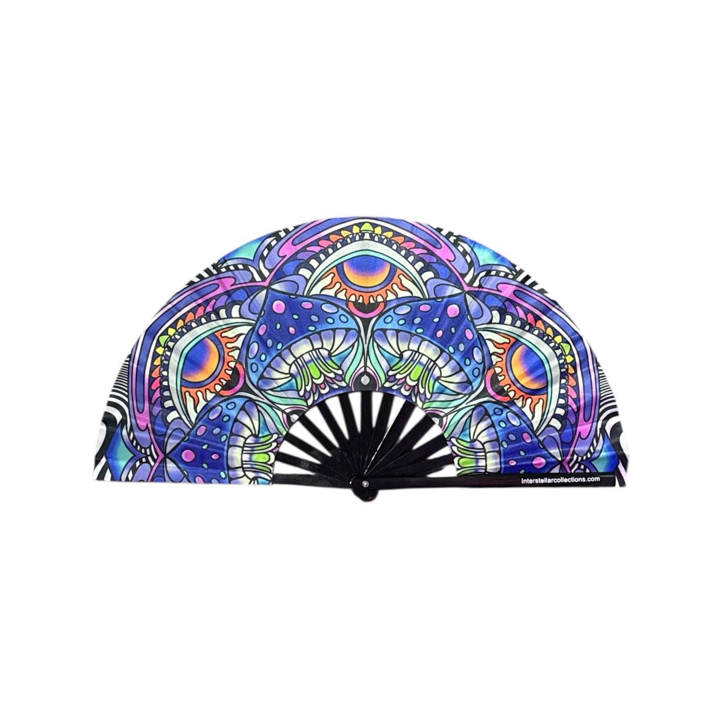 Mushroom Hand Fan (Blue)