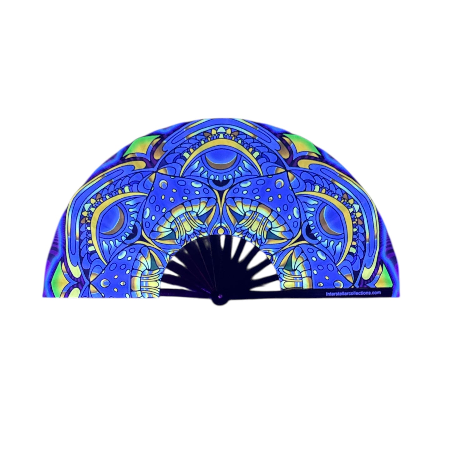 Mushroom Hand Fan (Gold)