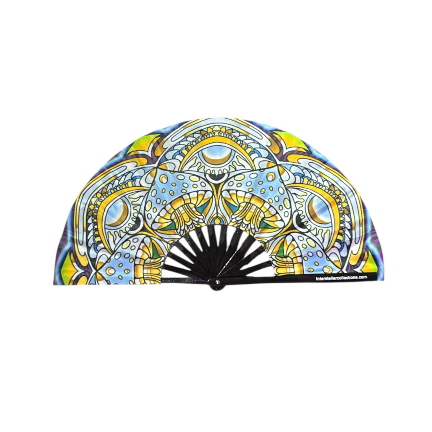 Mushroom Hand Fan (Gold)