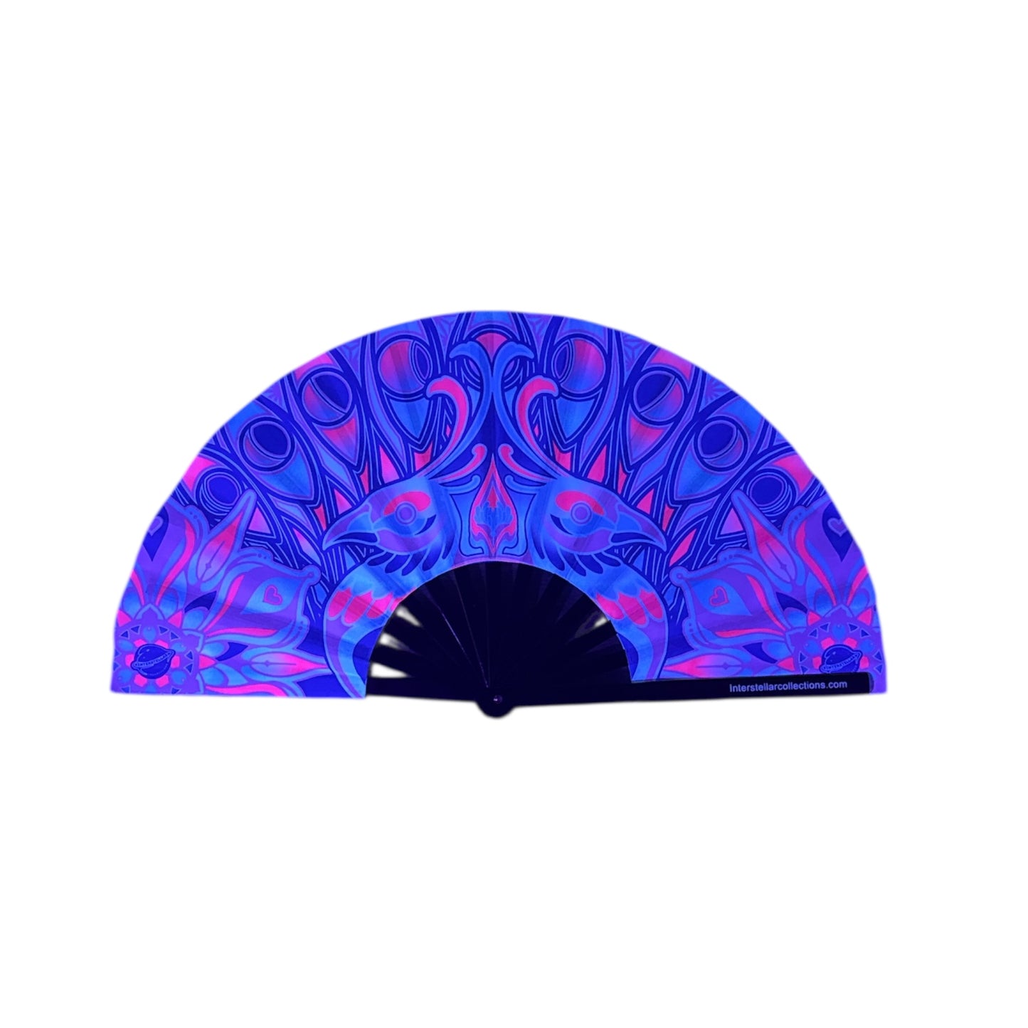 Peacock Hand Fan (Cotton Candy)