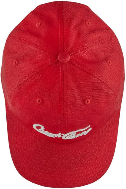 Cheech and Chong Script Red Dad Hat