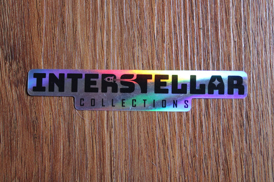 Interstellar Word Logo Sticker