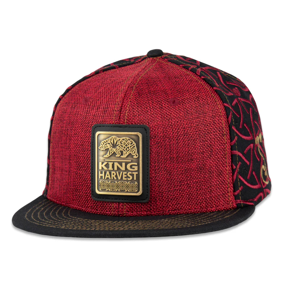 King Harvest Celtic Red Strapback Hat