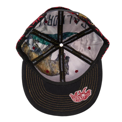 King Harvest Celtic Red Strapback Hat