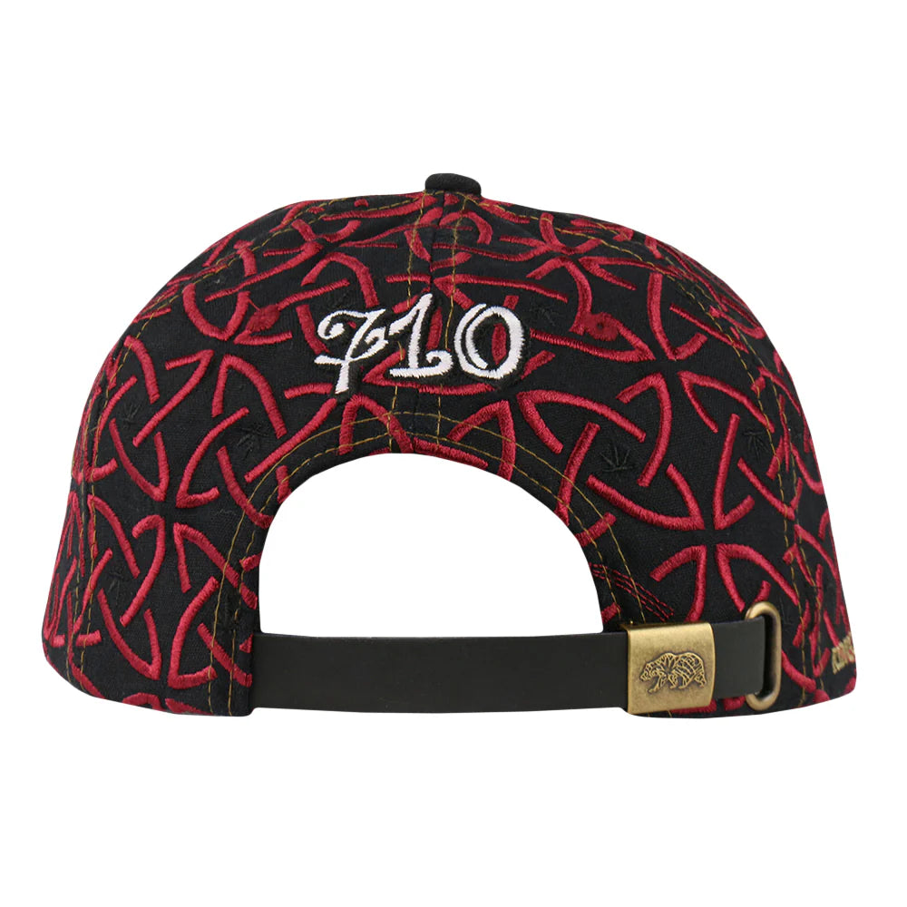 King Harvest Celtic Red Strapback Hat