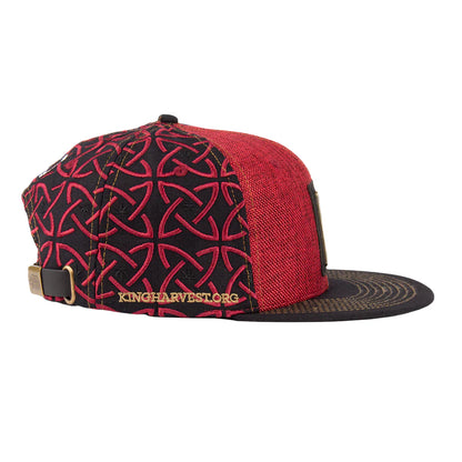 King Harvest Celtic Red Strapback Hat