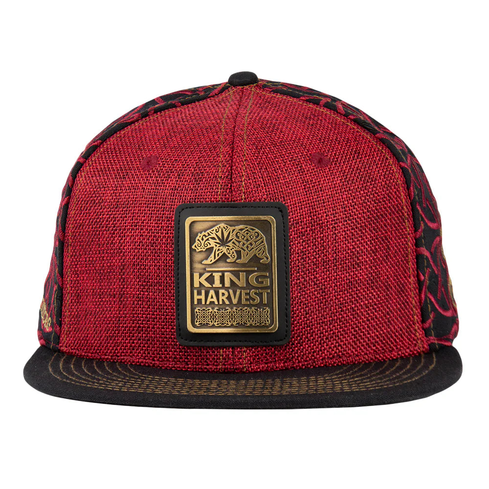 King Harvest Celtic Red Strapback Hat