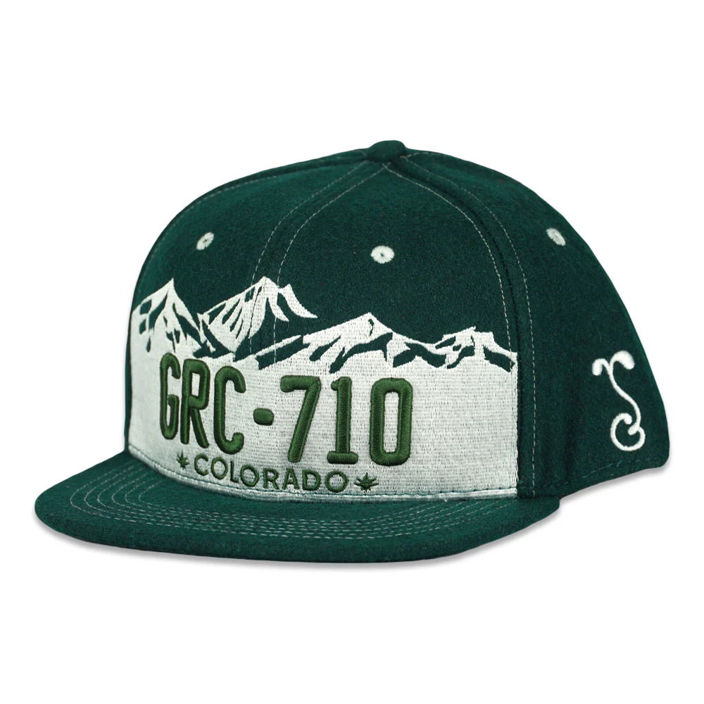 GRC710 Native Plates Green Snapback