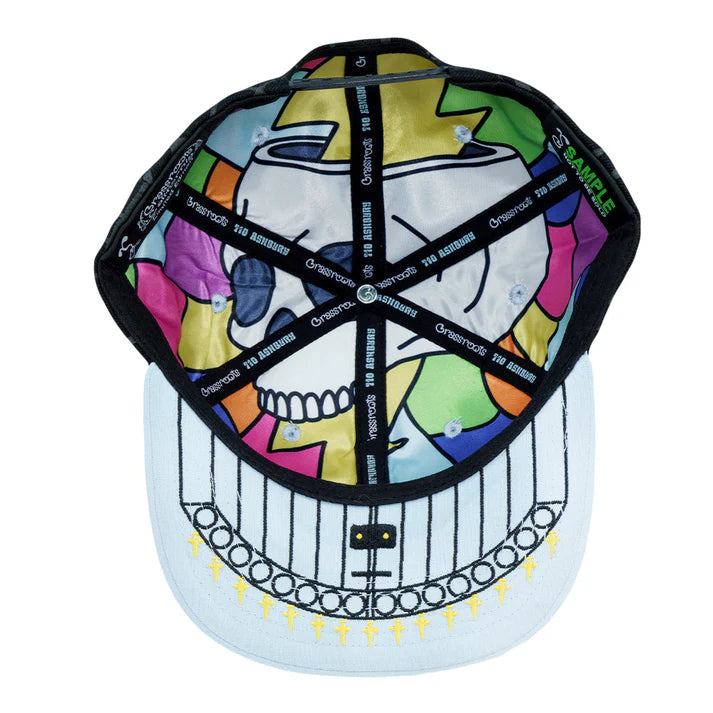 710 Ashbury Mosaic Black Snapback Hat