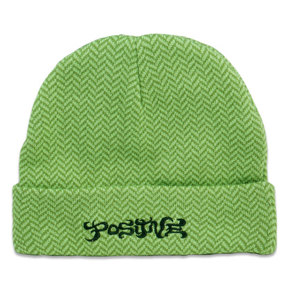 Chris Dyer Nugatron Green Herringbone Beanie