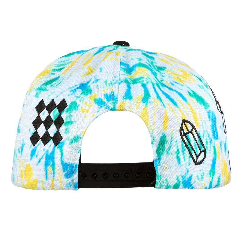 FAB Shapes Tie Dye Snapback Hat