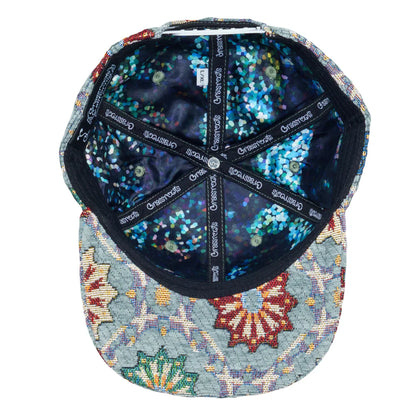 Removable Bear Gray Mosaic Snapback Hat