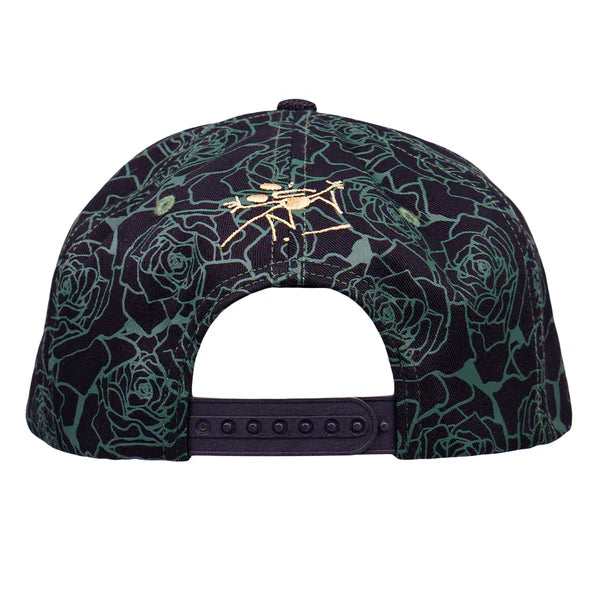 Stanley Mouse Mandolin Jester Never Summer Green Rose SnapBack Hat