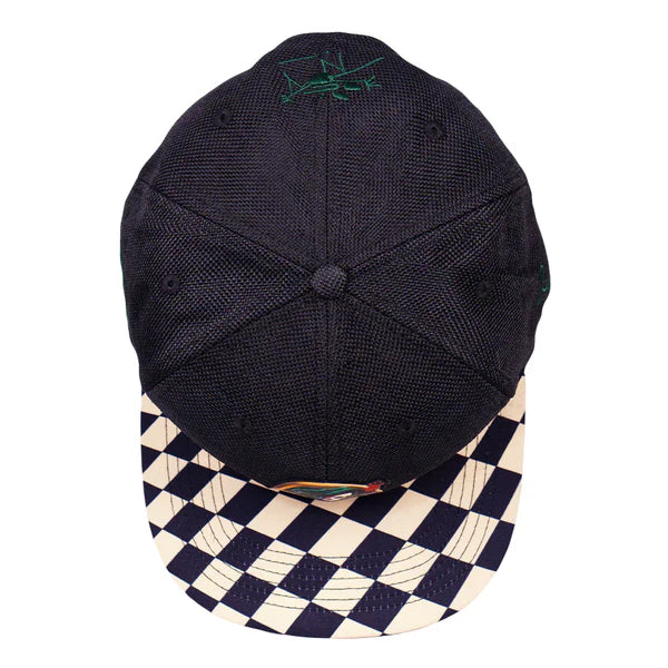 Stanley Mouse Mandolin Jester Never Summer Checkerboard SnapBack Hat