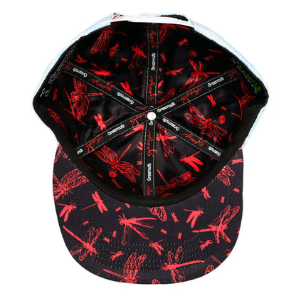 Goose Dragonfly Sky Blue Snapback Hat