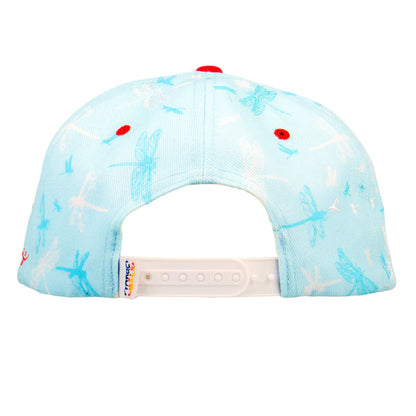 Goose Dragonfly Sky Blue Snapback Hat
