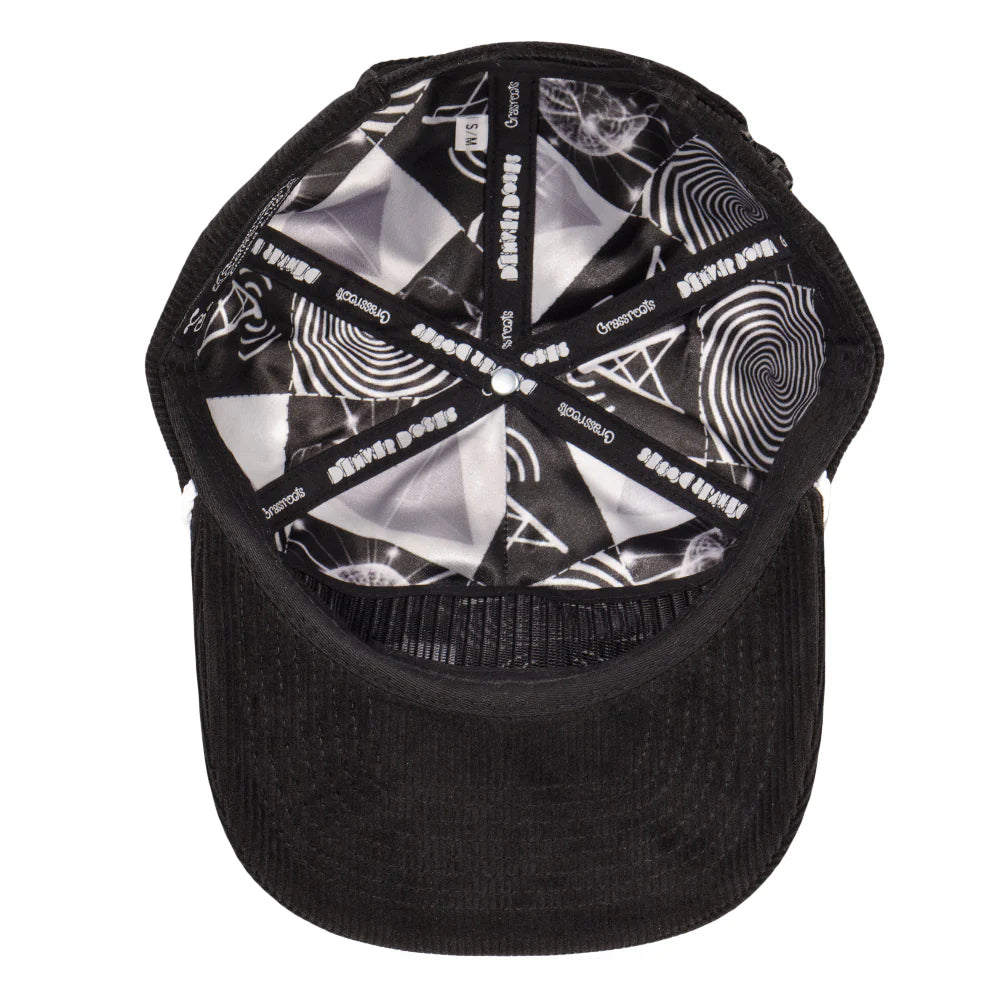 Denver Doses Black Unstructured SnapBack Hat