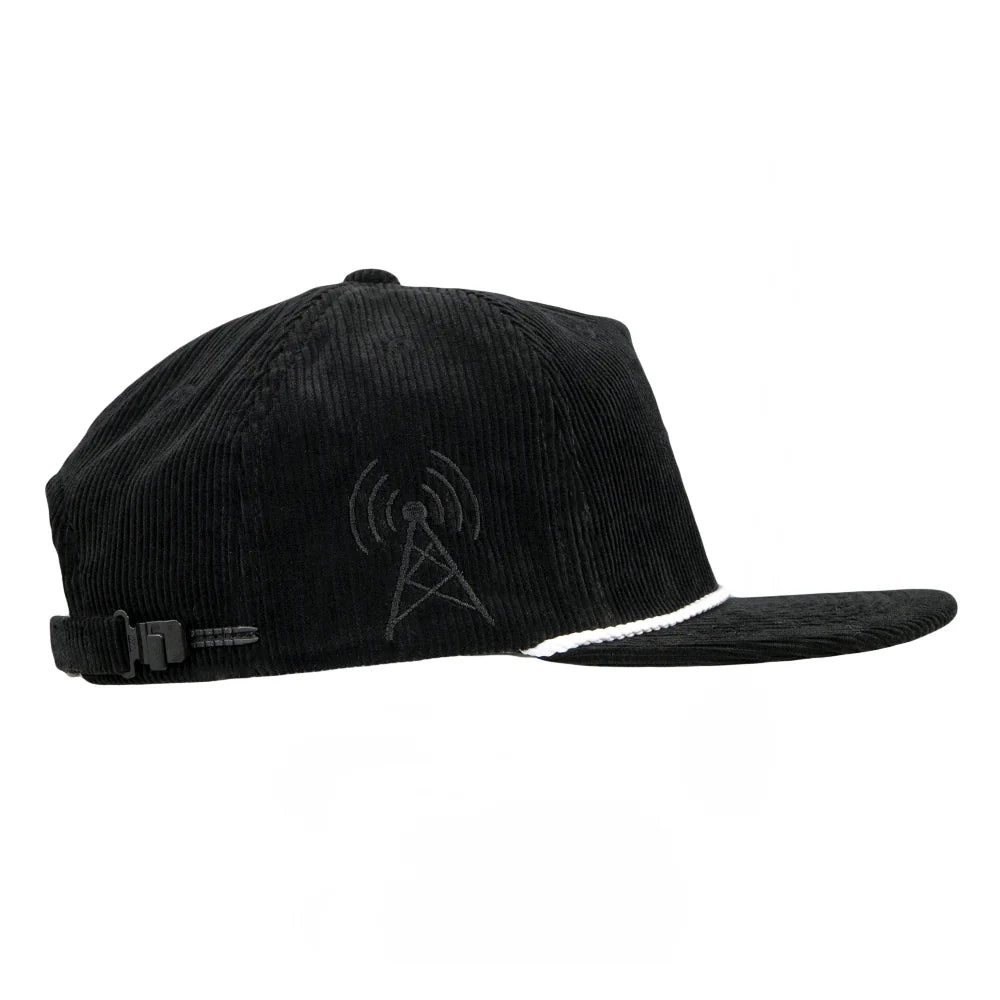 Denver Doses Black Unstructured SnapBack Hat