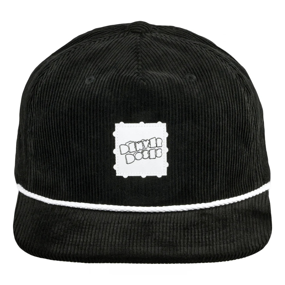 Denver Doses Black Unstructured SnapBack Hat