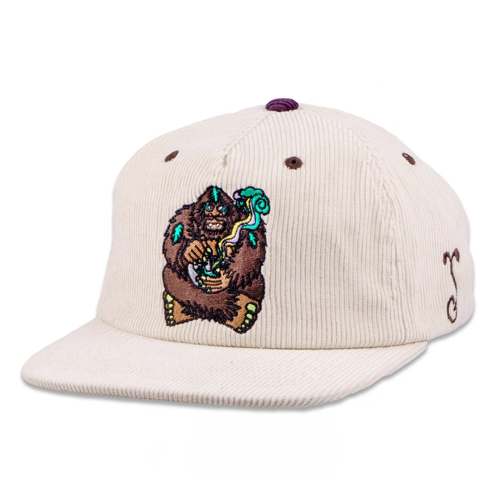 Bigfoot Healer Tan Unstructured Zipperback Hat
