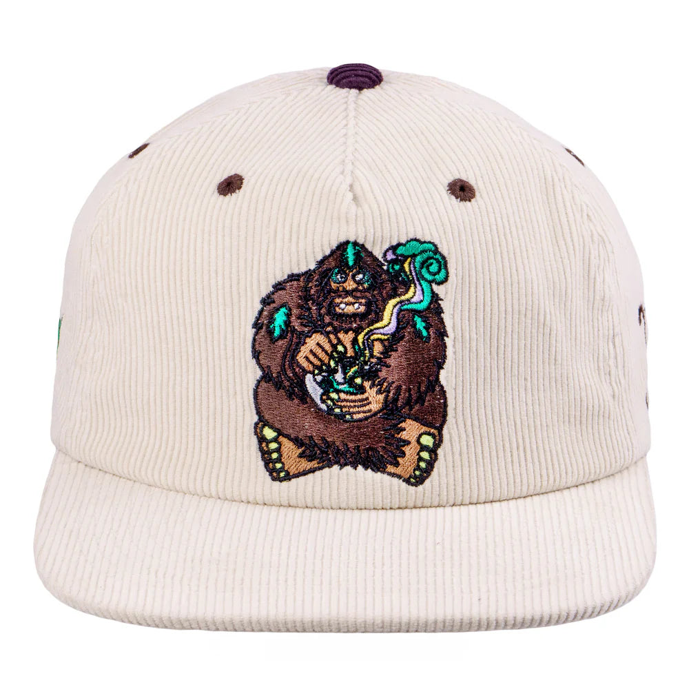 Bigfoot Healer Tan Unstructured Zipperback Hat