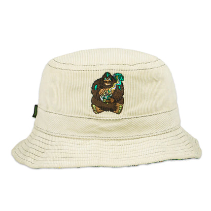 Bigfoot Healer Tan Reversible Bucket Hat