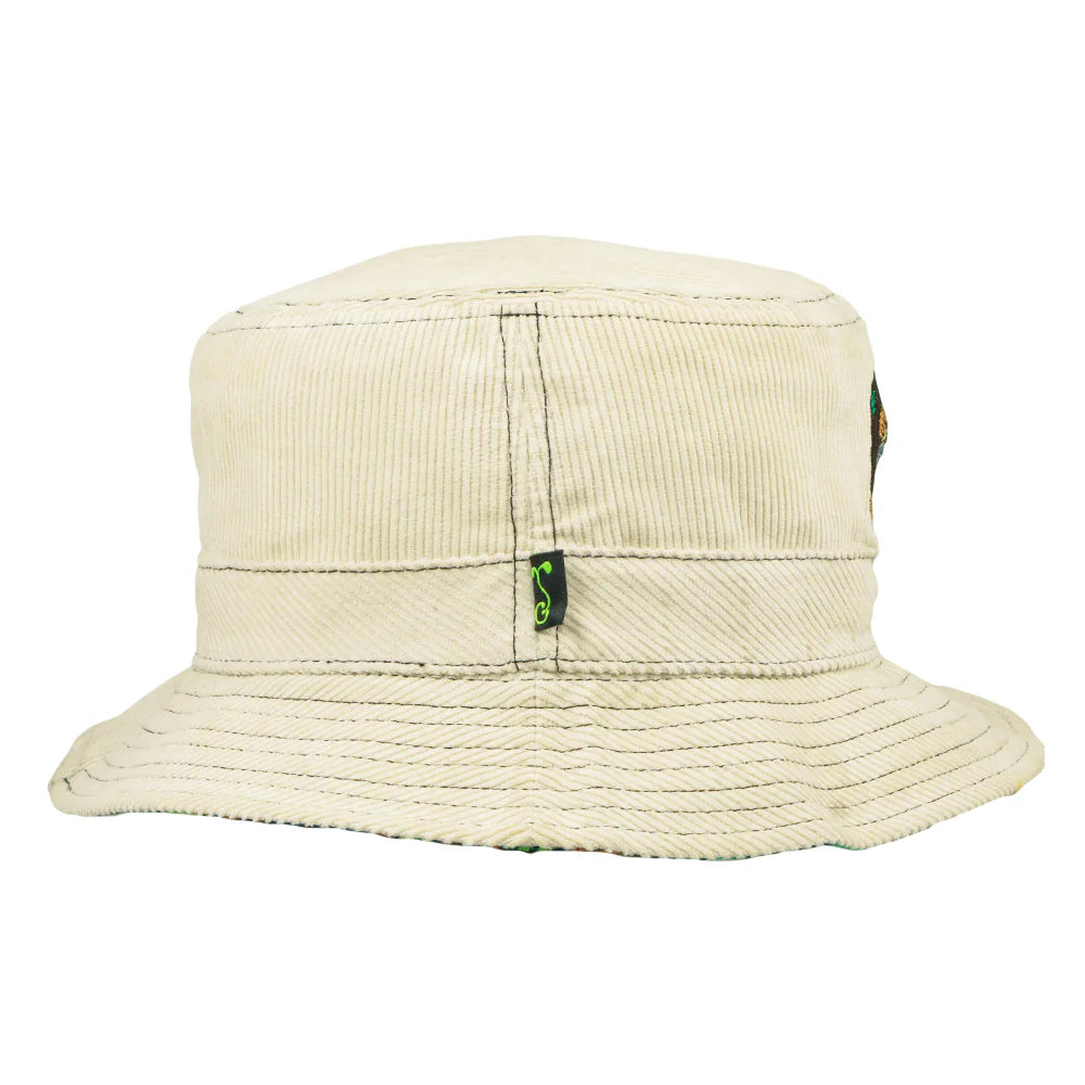 Bigfoot Healer Tan Reversible Bucket Hat