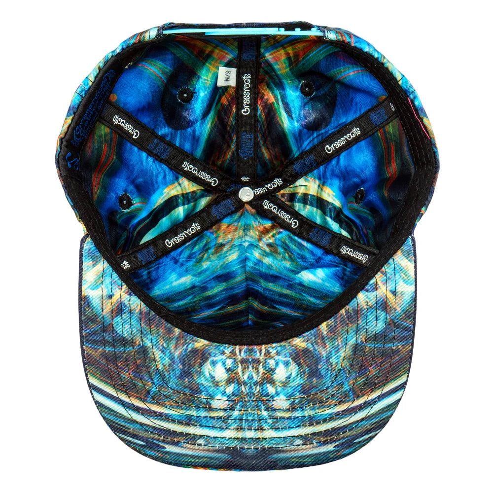 Jonathan Singer Mere Reflection Blue Snapback Hat