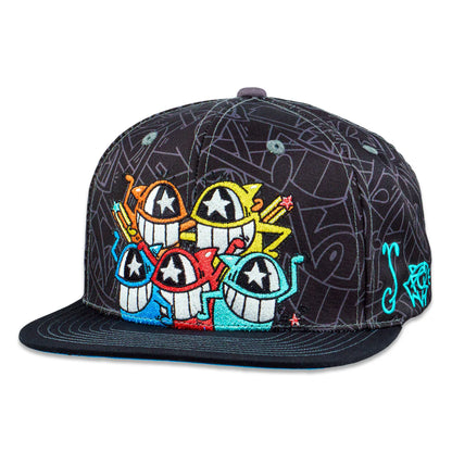 El Pez Black Snapback Hat