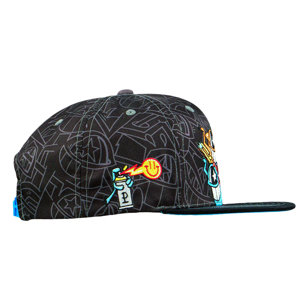 El Pez Black Snapback Hat