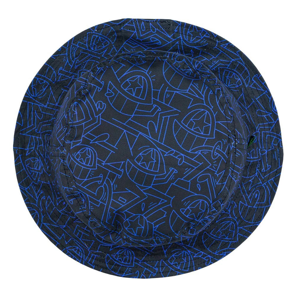 El Pez Black Reversible Bucket Hat