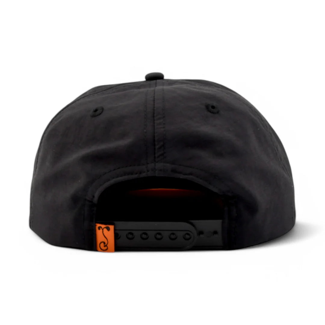GRC Lazer Shark Black Unstructured Snapback Hat
