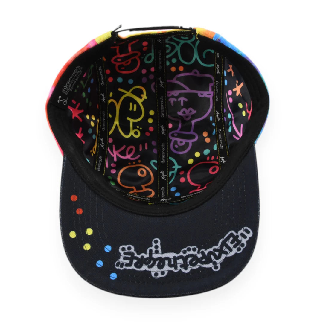 Grassroots California El Xupet Negre Black 5Panel and Snapback Hat