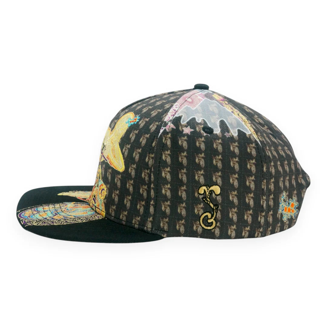 Bicycle Day Black Snapback Hat