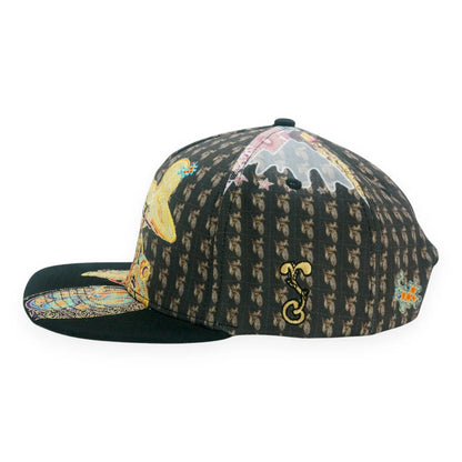 Bicycle Day Black Snapback Hat