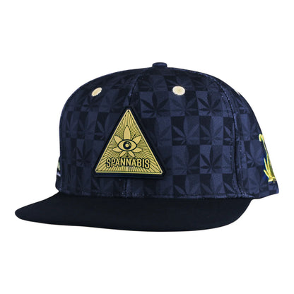 Spannabis 2025 Black Snapback Hat