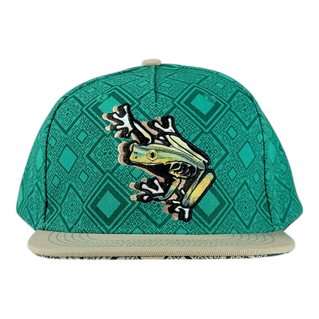 Frogroots Green Snapback Hat