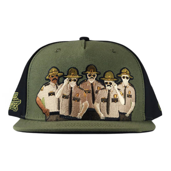 Super Troopers 3 Squad Green Snapback Hat