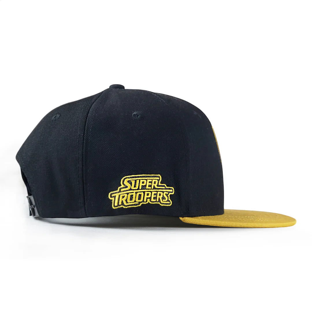 Super Troopers 3 Johnny Chimpo Black Snapback Hat