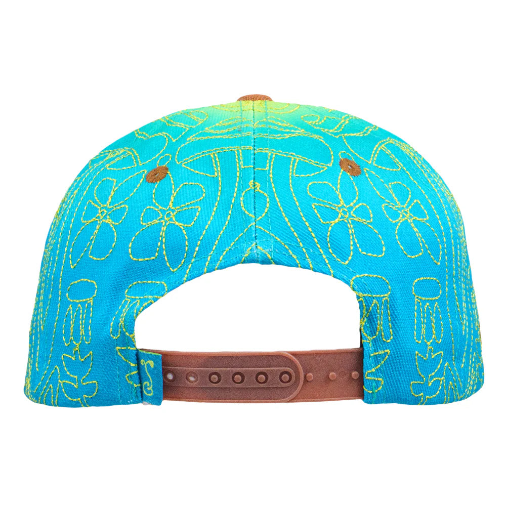 Kuhmali Mushroom Green SnapBack Hat