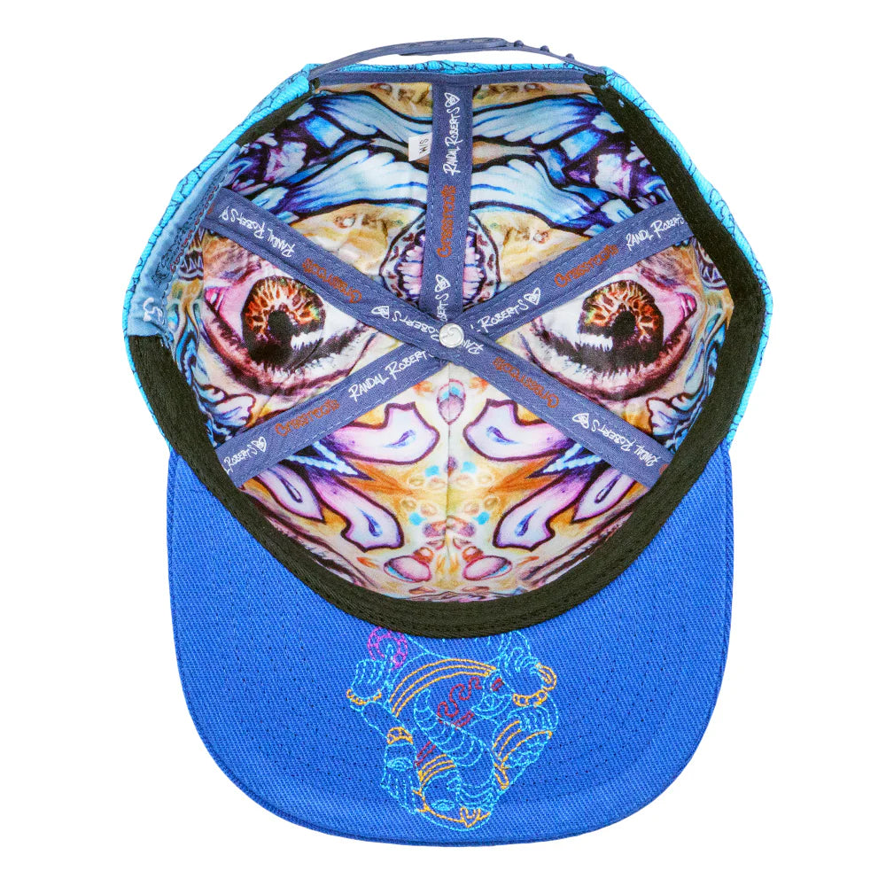 Randall Roberts Great Wave Blue Snapback Hat