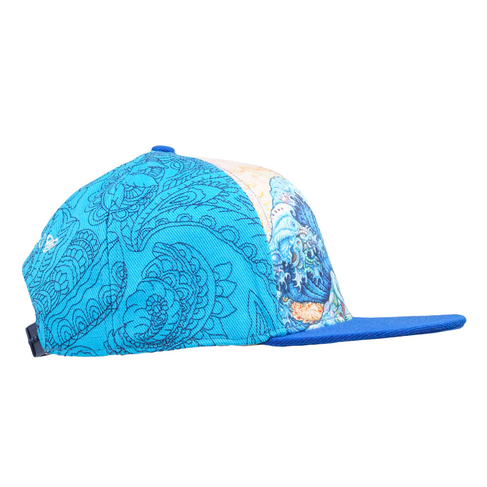 Randall Roberts Great Wave Blue Snapback Hat