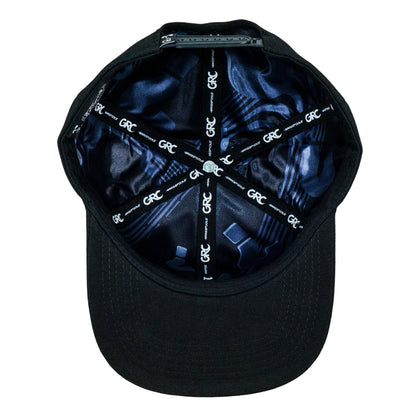 Question Mark Black Snapback Hat
